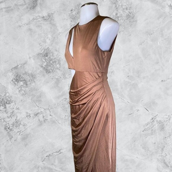 NBD Keara Gown - Chestnut - Picture 7 of 10